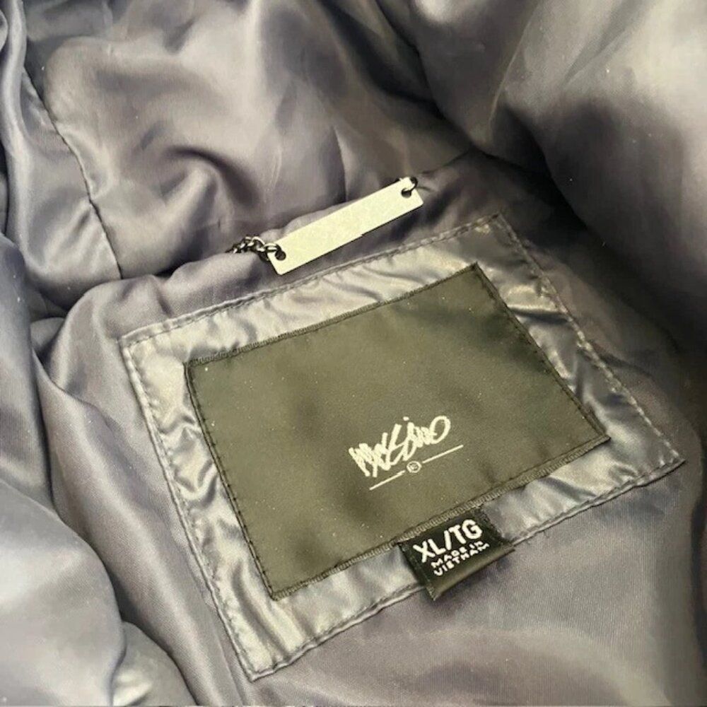 Mossimo Women's Long Black Hooded Puffer Coat Black Size XL Extra Large - Picture 3 of 11